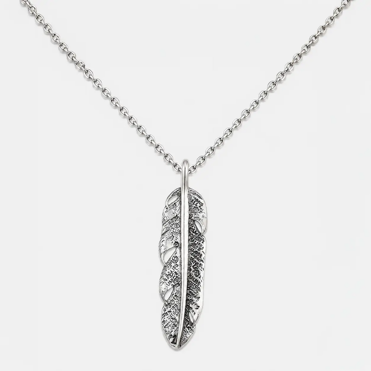 BWL Graffiti Feather Pendant
