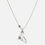 BWL Whale Tail Pendant with Skull