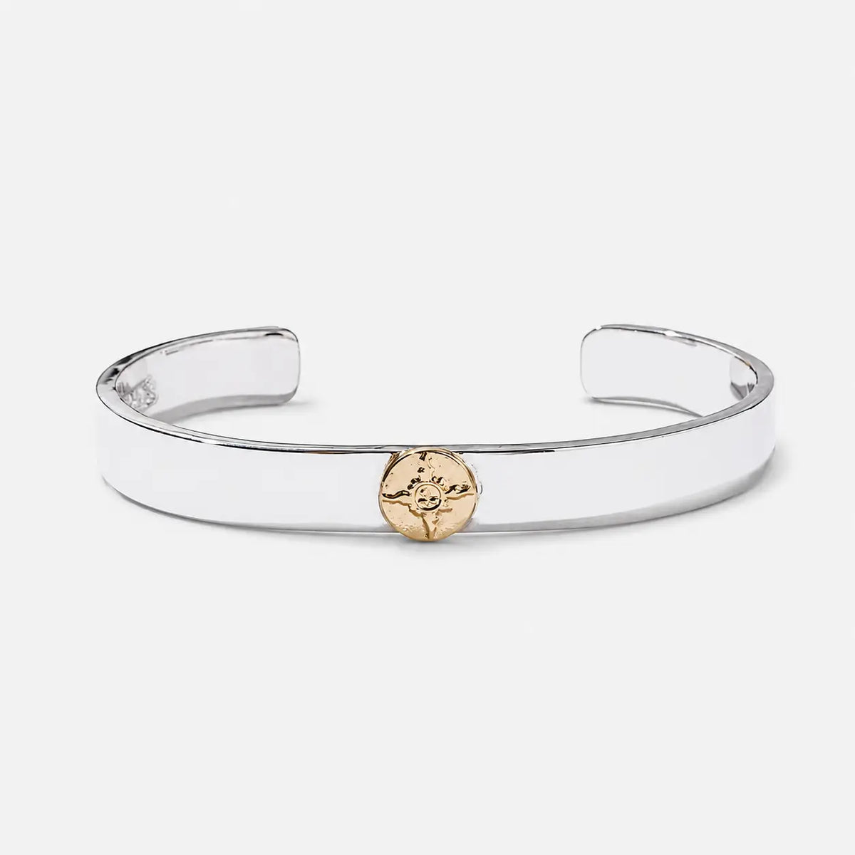 First Arrow's 18K Gold "Sunburst" 8mm Standard Bangle