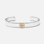 First Arrow's 18K Gold "Sunburst" 8mm Standard Bangle