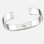 First Arrow's 18K "Sunburst" 12mm Standard Bangle with Eagle Stamps