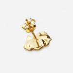 First Arrow's 18k Gold Flower M Pierced Earring