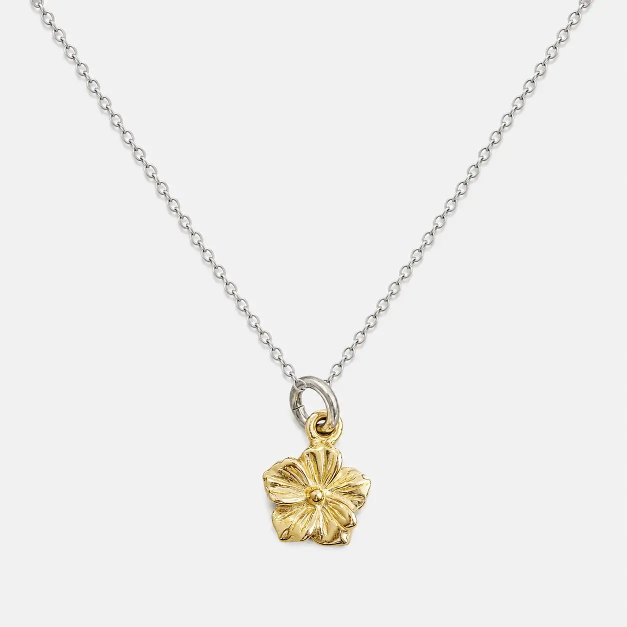 First Arrow's All K18 Flower Metal Pendant (M)