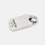 Good Art Dog Tag Pendant - Medium/ USA Flag