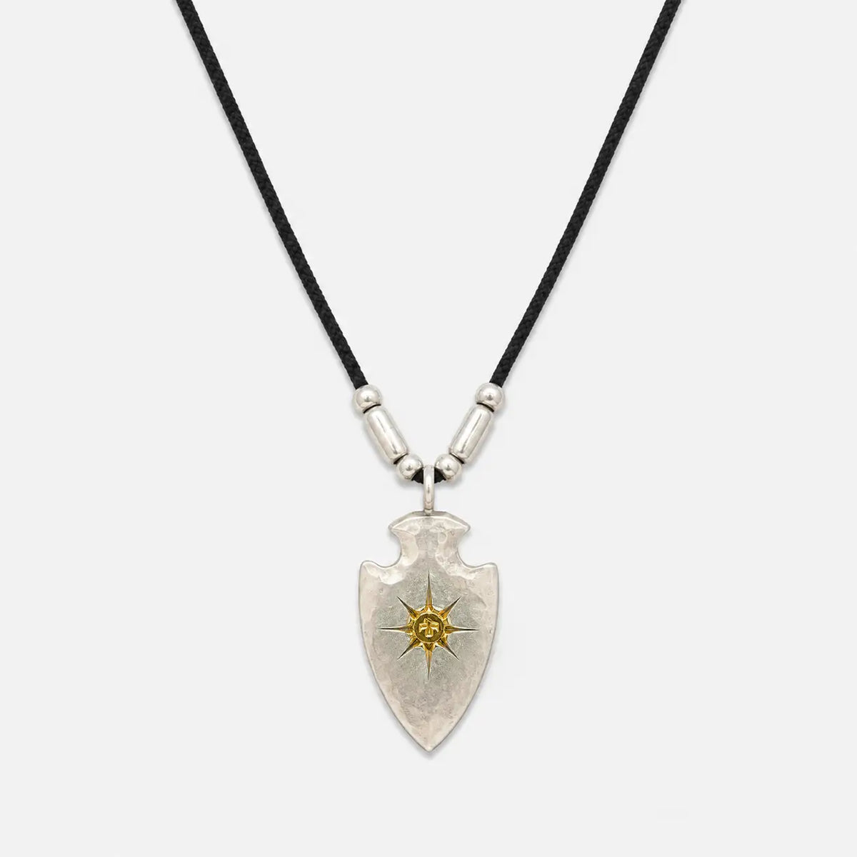 Goros Arrowhead Leather Cord Setup Necklace