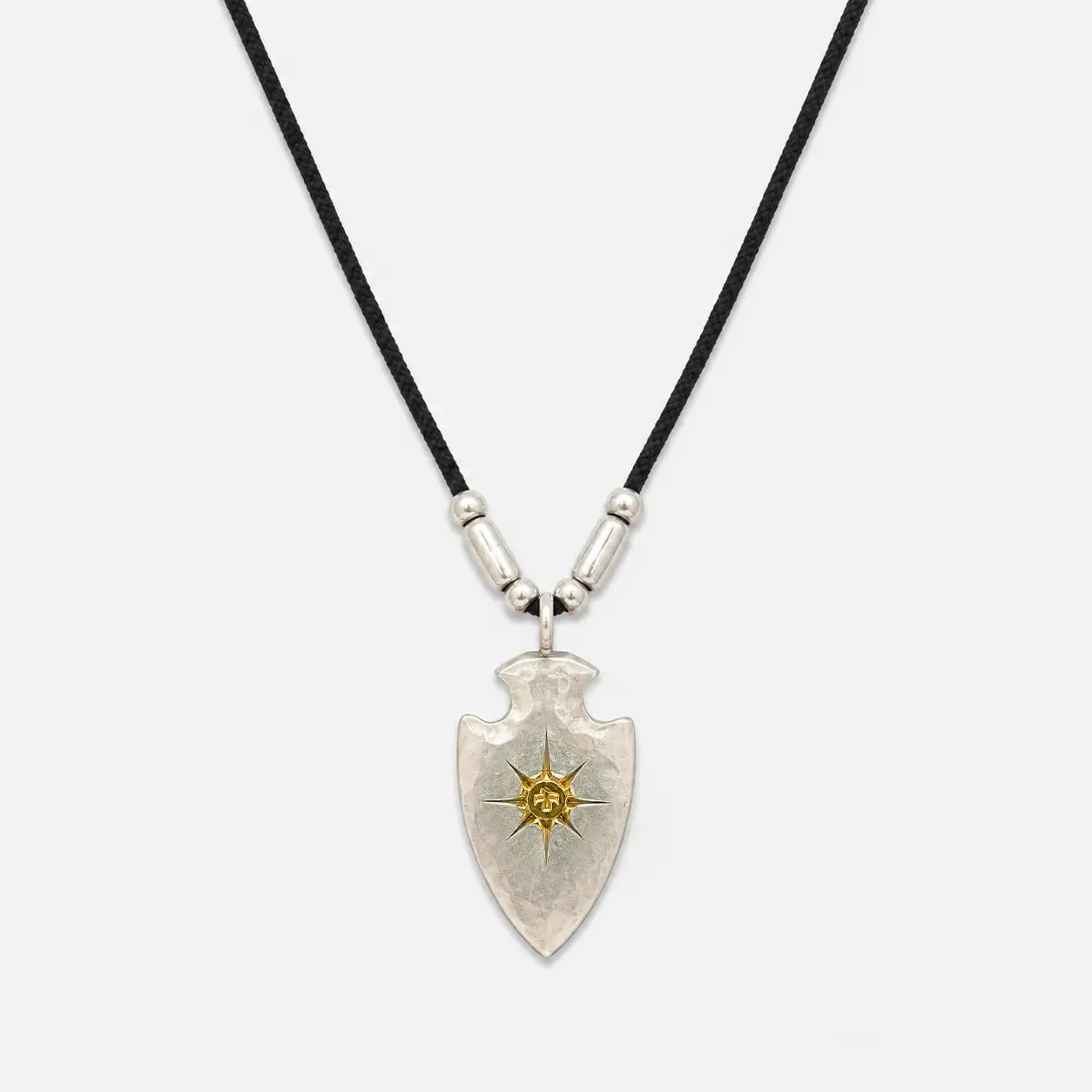 Goros Arrowhead Leather Cord Setup Necklace