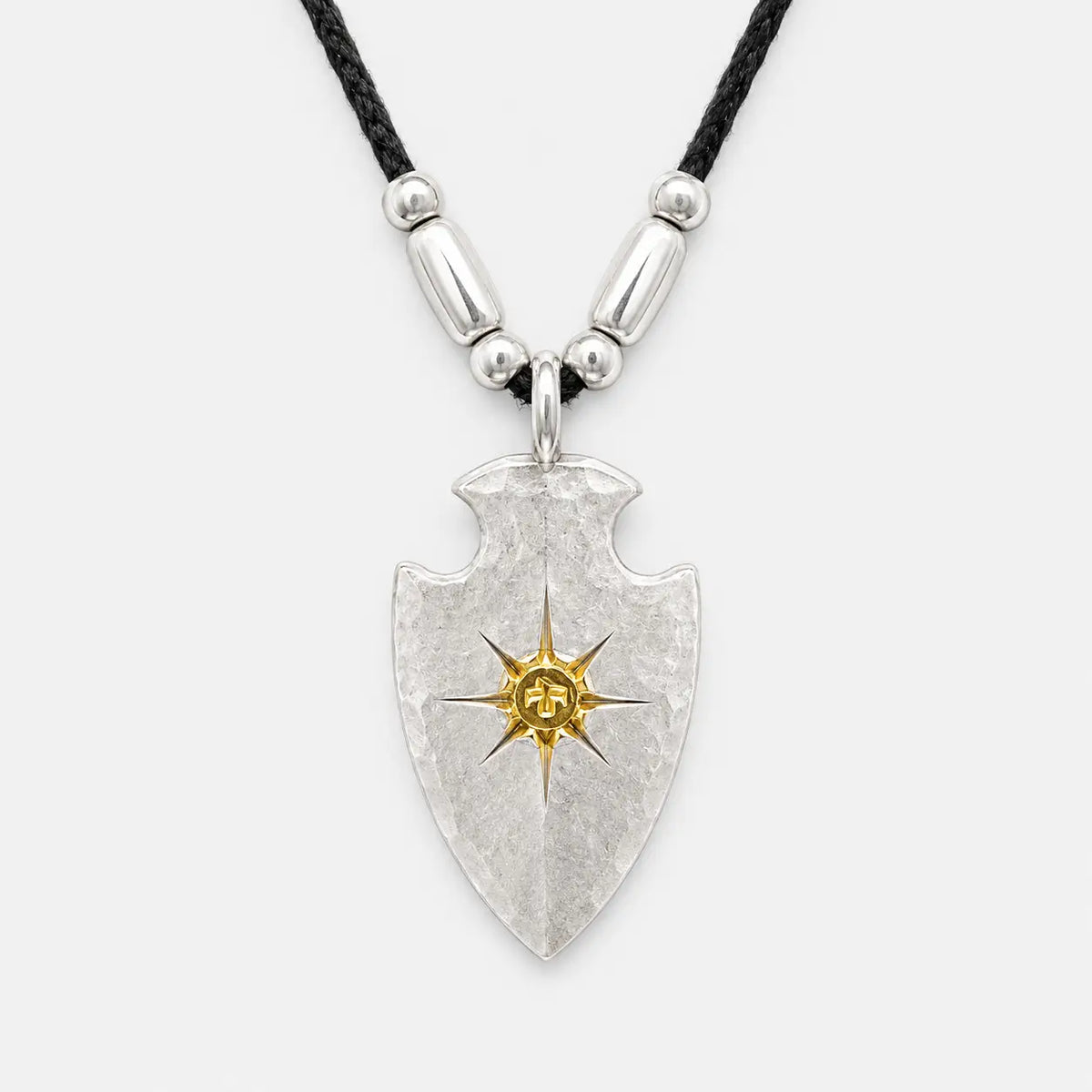 Goros Arrowhead Leather Cord Setup Necklace