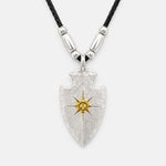 Goros Arrowhead Leather Cord Setup Necklace