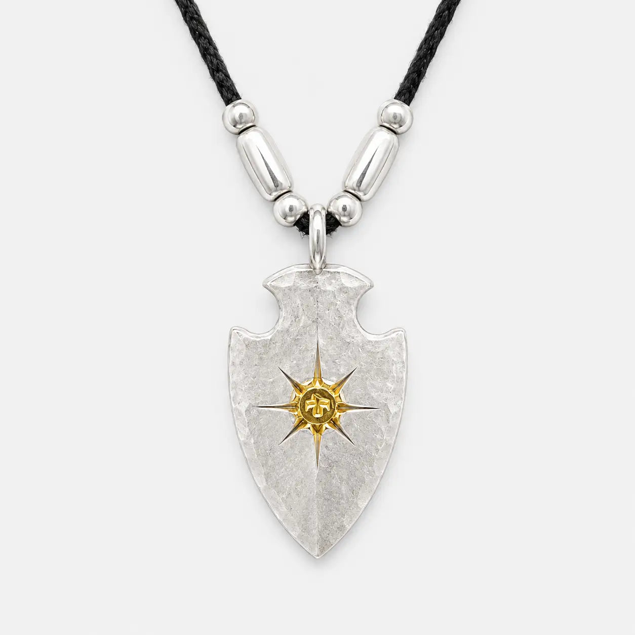 Goros Arrowhead Leather Cord Setup Necklace