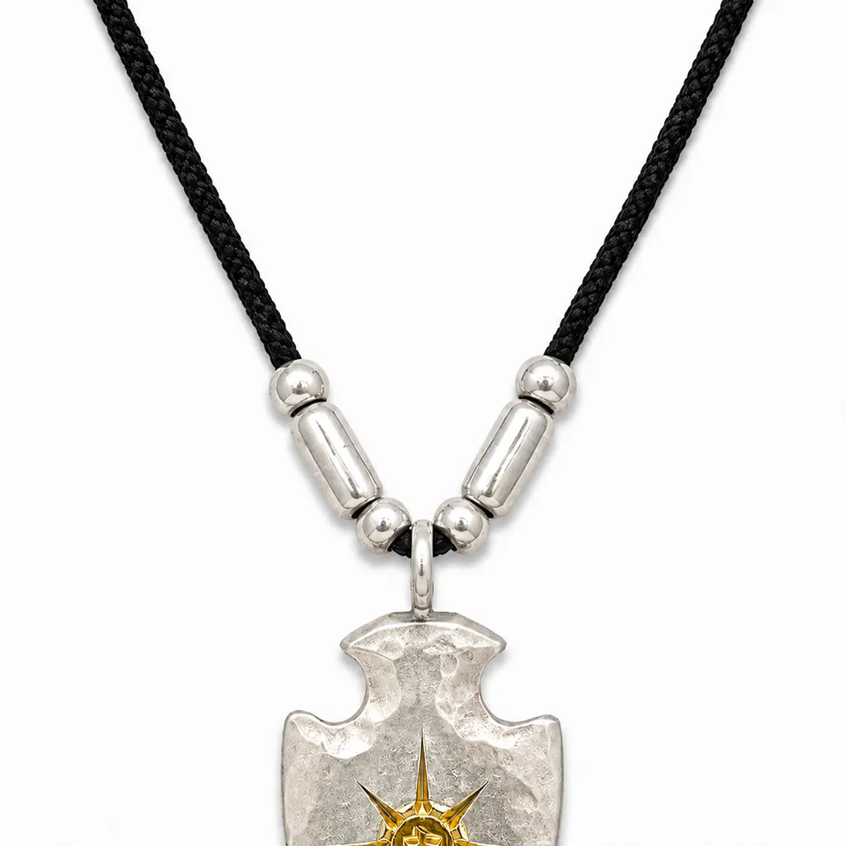 Goros Arrowhead Leather Cord Setup Necklace