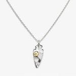 Goros Arrowhead With K18 Gold Facing Right - Small