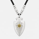 Goros Arrowhead With K18 Gold (L) and Silver Beads Setup