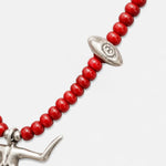 Goros Buffalo Red Beads Setup