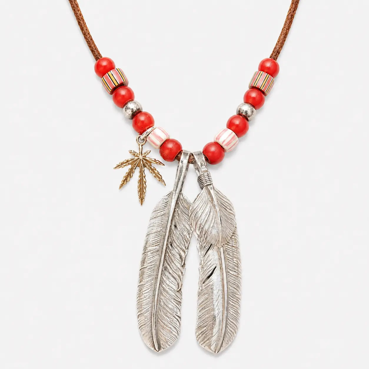 Goros Double Silver Feathers (Plain and Top Feather) Setup
