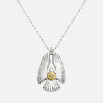 Goros Eagle Pendant With 18K Gold