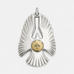 Goros Eagle Pendant With 18K Gold