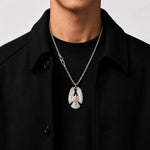 Goros Eagle Pendant With K18 Gold With Small Cornered Chain With Hook
