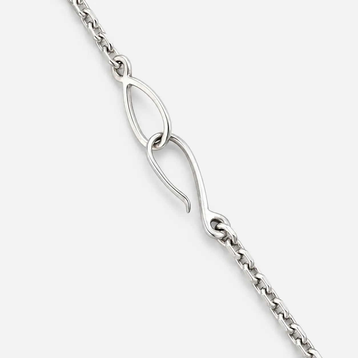 Goros Eagle Pendant With K18 Gold With Small Cornered Chain With Hook