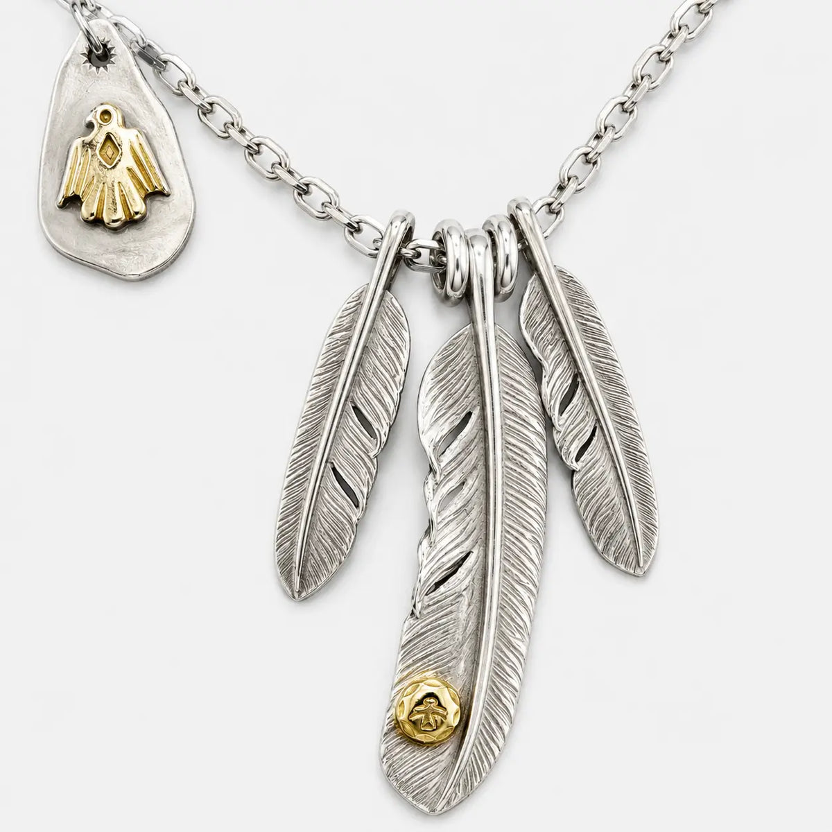 Goros Feather With Hook Chain Setup