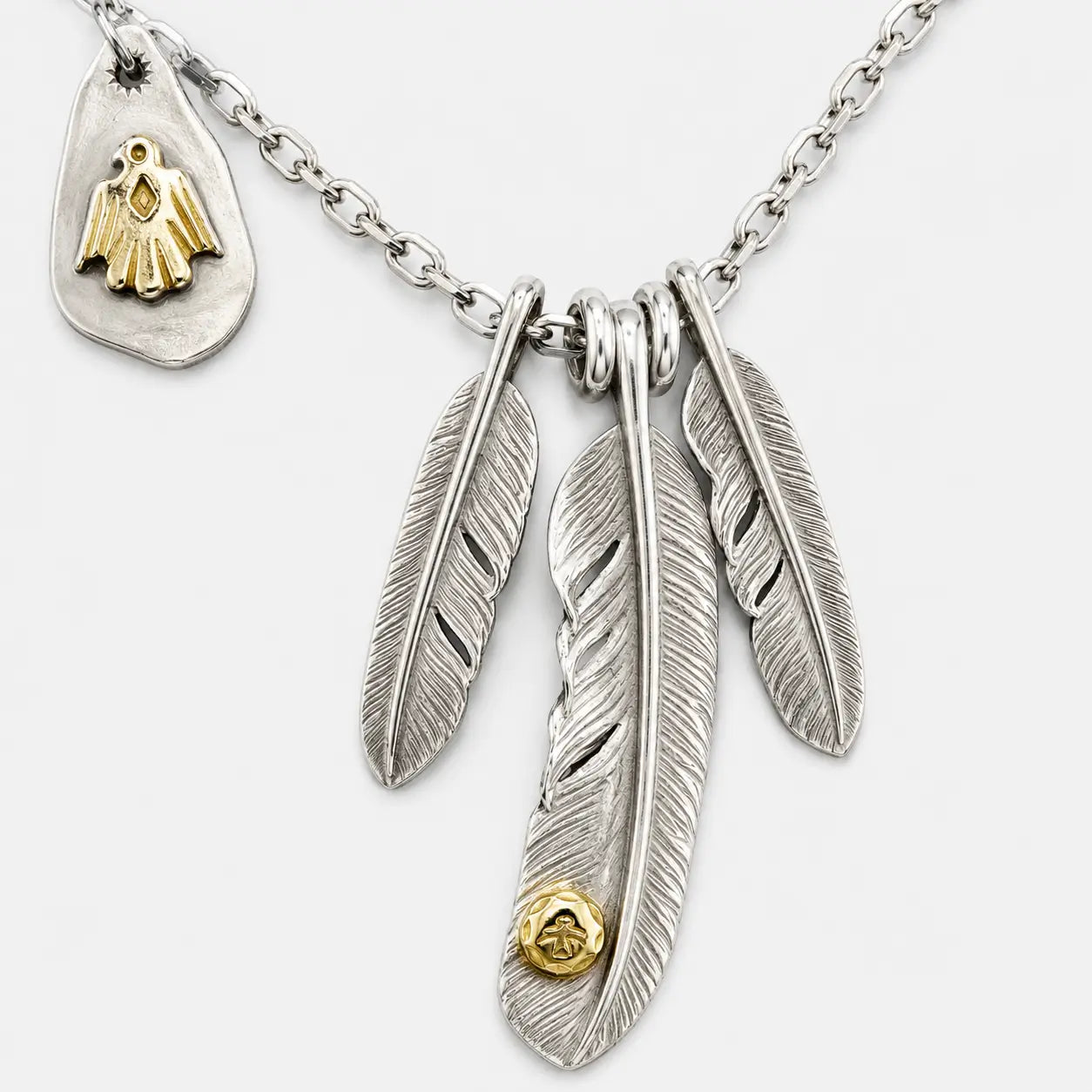 Goros Feather With Hook Chain Setup