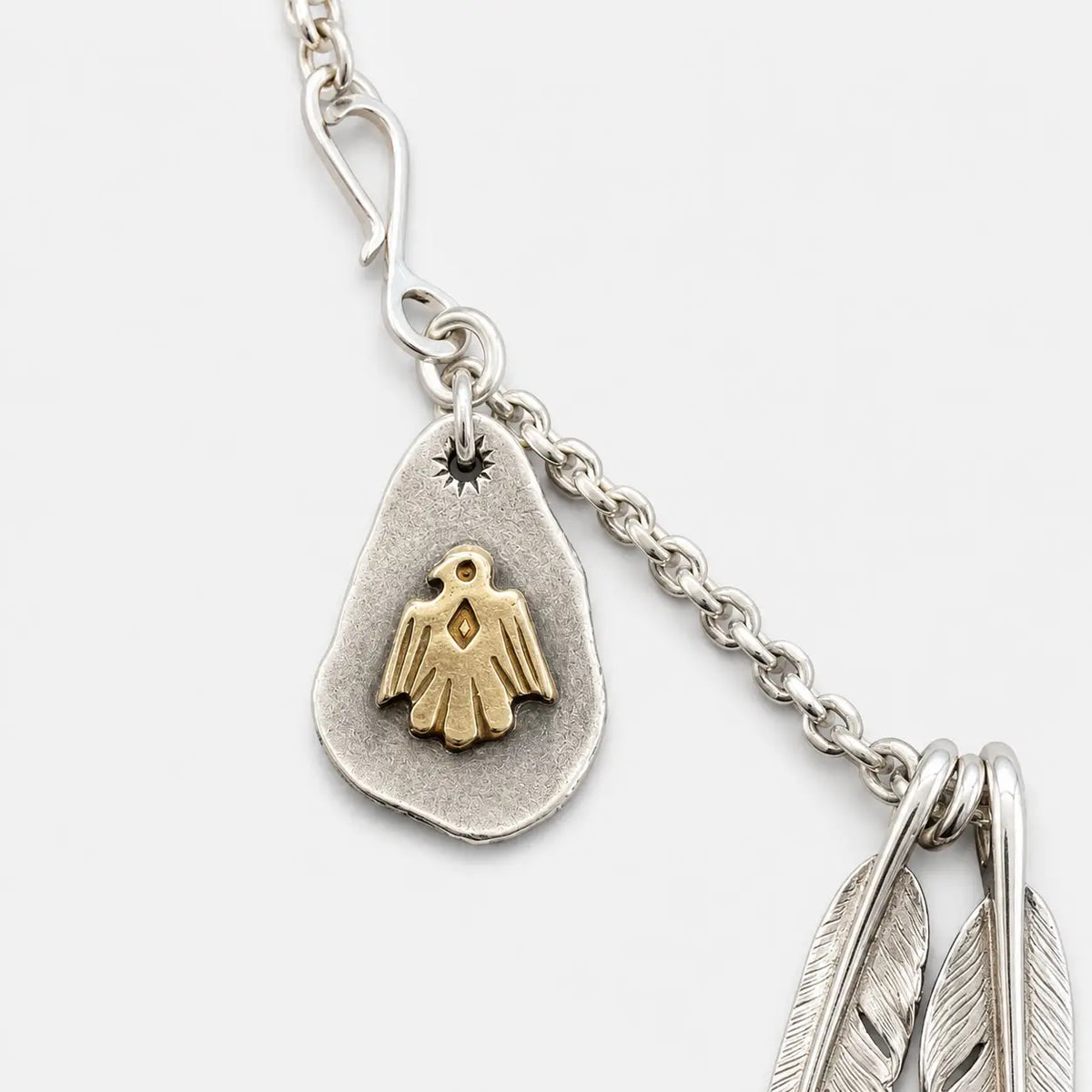 Goros Feather With Hook Chain Setup