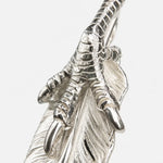 Goros Feather With Silver Claw - Facing Left
