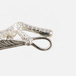 Goros Feather With Silver Claw - Facing Left