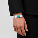 Goros Gold Rope Turquoise Bracelet