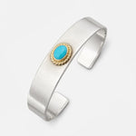Goros Gold Rope Turquoise Bracelet