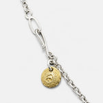 Goros Gold Rope Turquoise Spoon With Hook Chain Setup