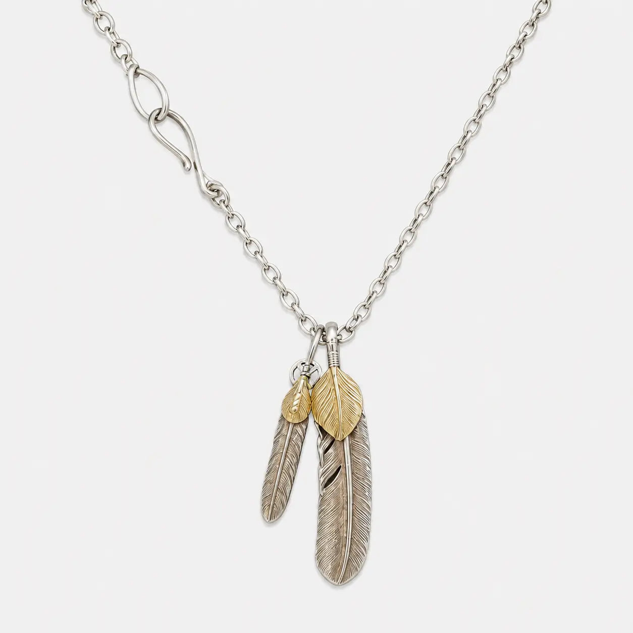 Goros Gold Top Feather and Heart Wheel Feather Setup