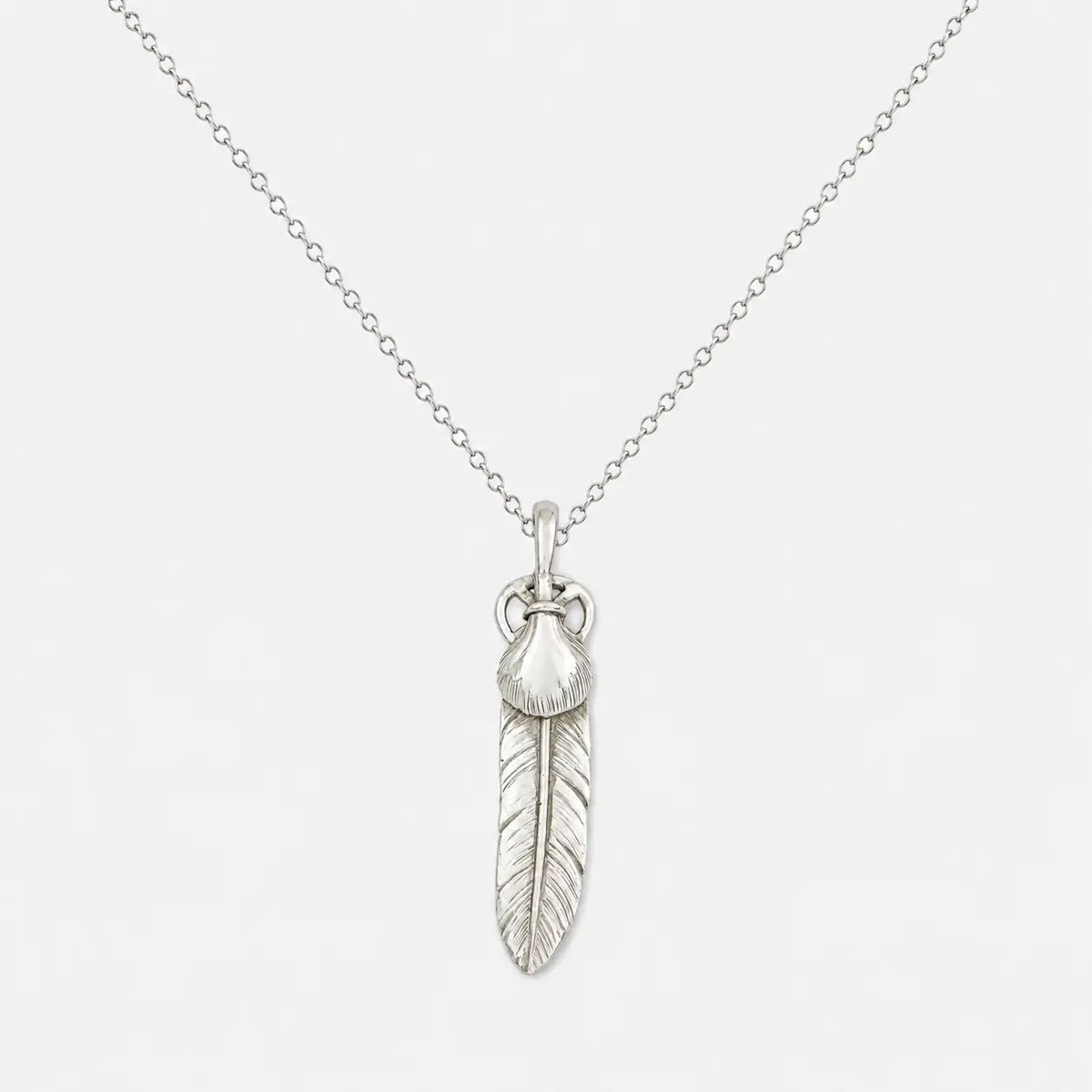 Goros Heart Wheel Feather - Silver