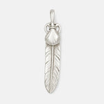 Goros Heart Wheel Feather - Silver