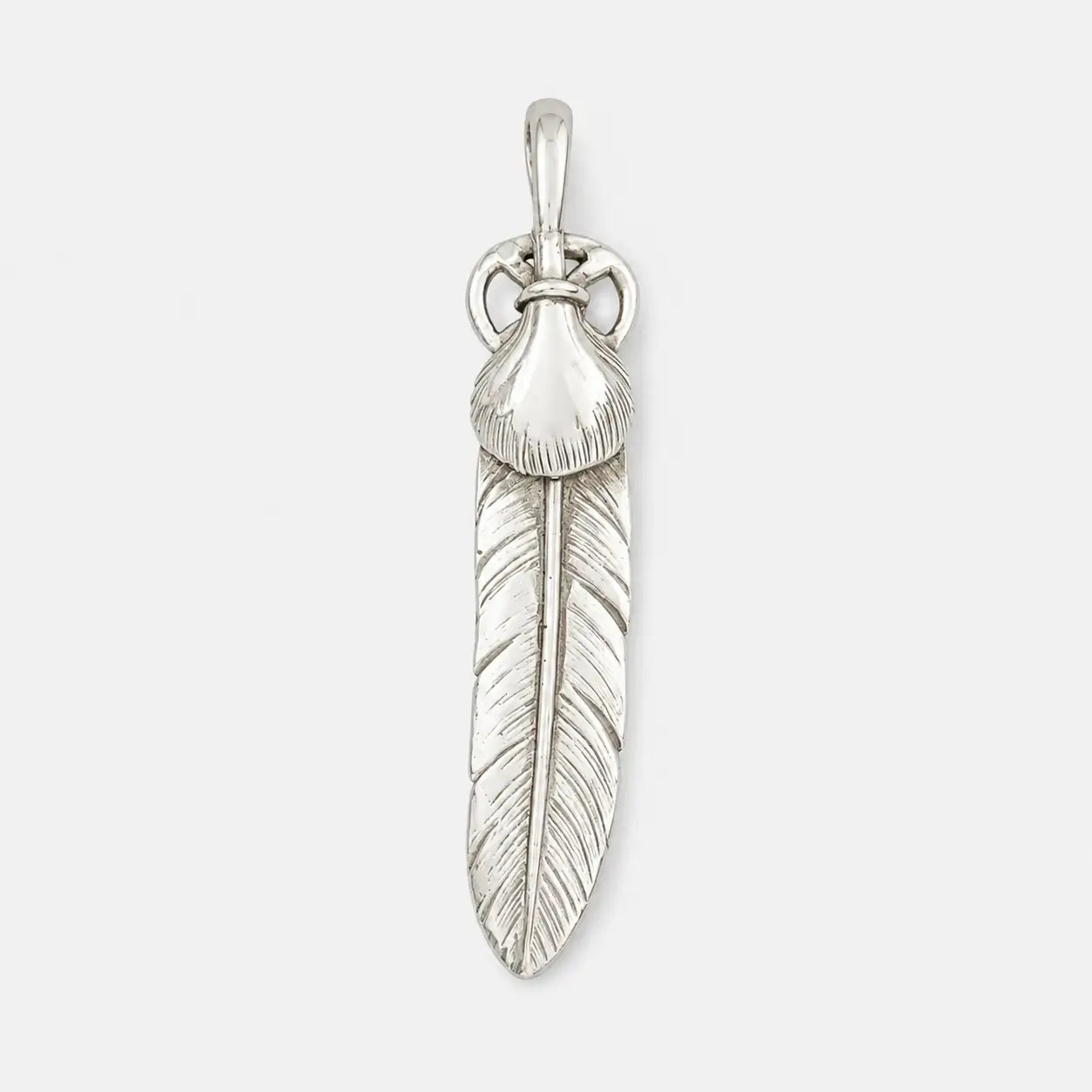 Goros Heart Wheel Feather - Silver