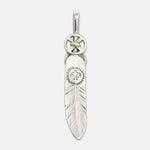 Goros Heart Wheel Feather - Silver