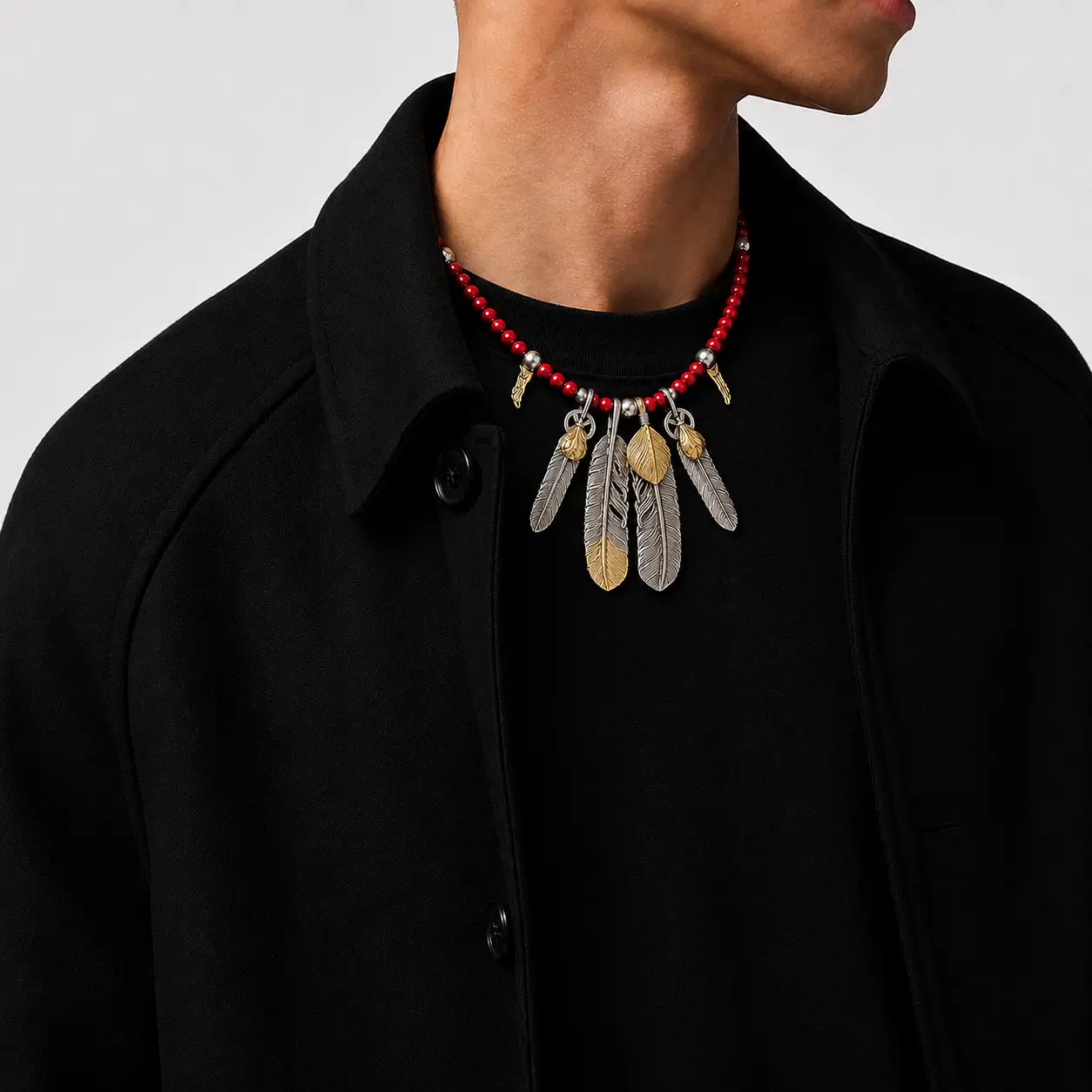 Goros Kimura Red Bead Set