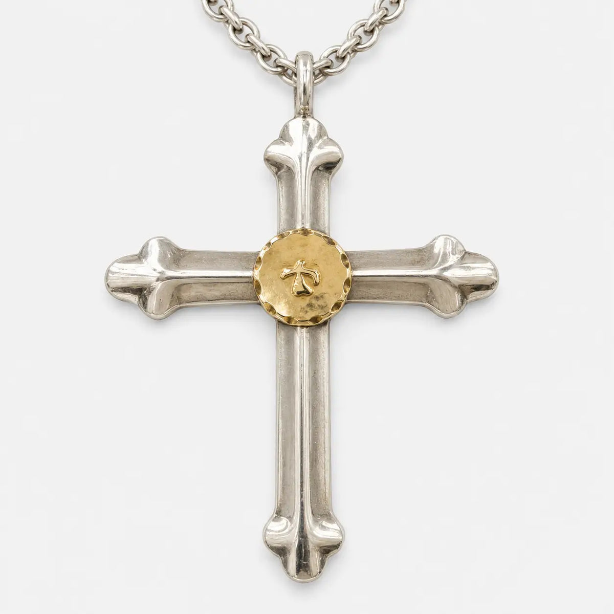 Goros Metal Cross With Metal Pendant Setup