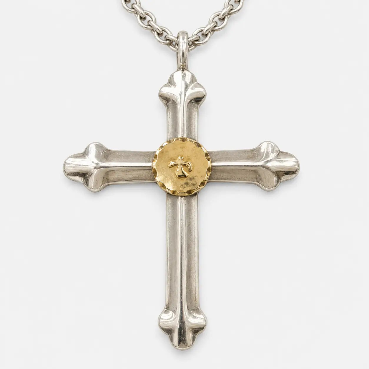 Goros Metal Cross With Metal Pendant Setup