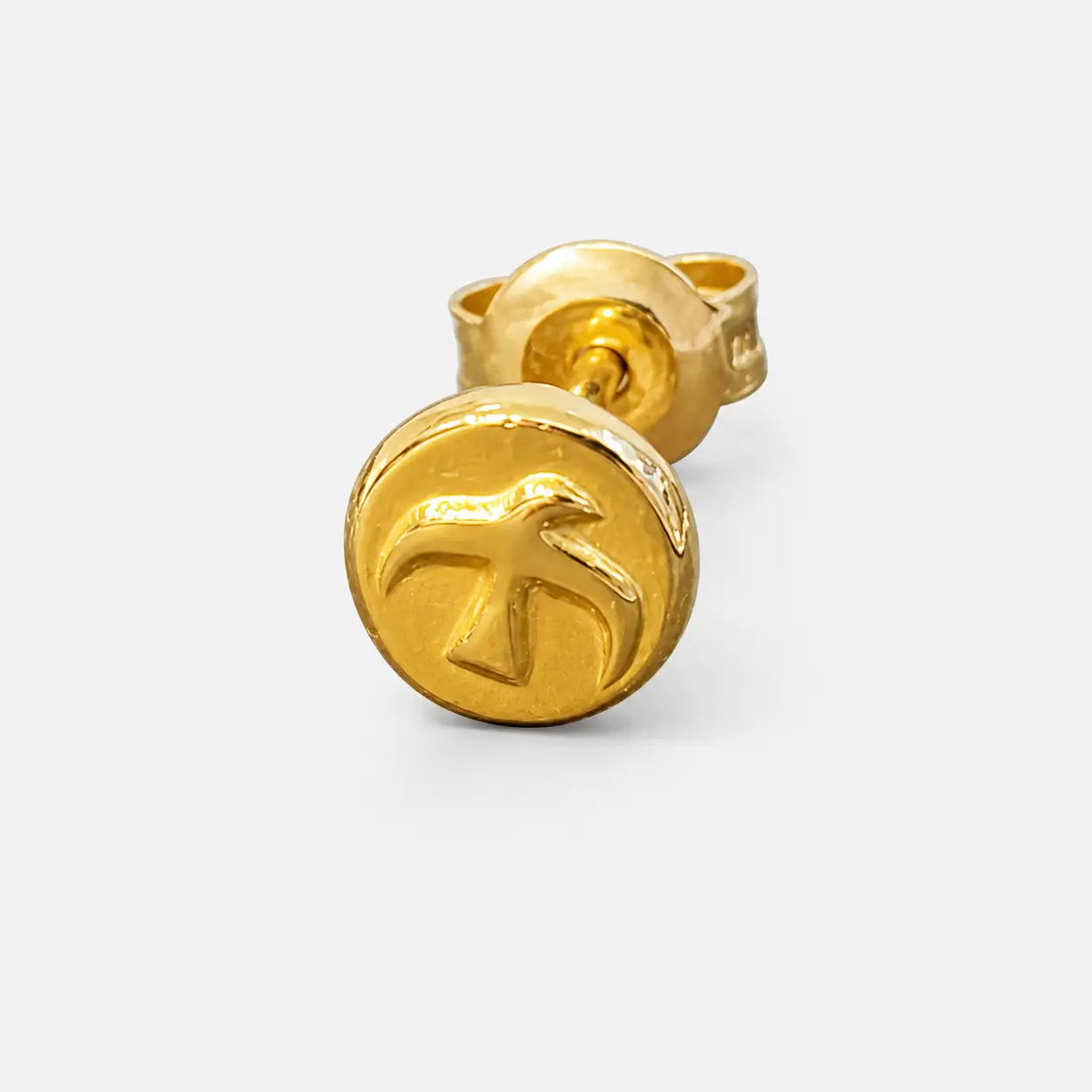 Goros Metal Earrings With 18K Gold