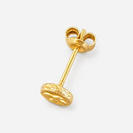 Goros Metal Earrings With 18K Gold