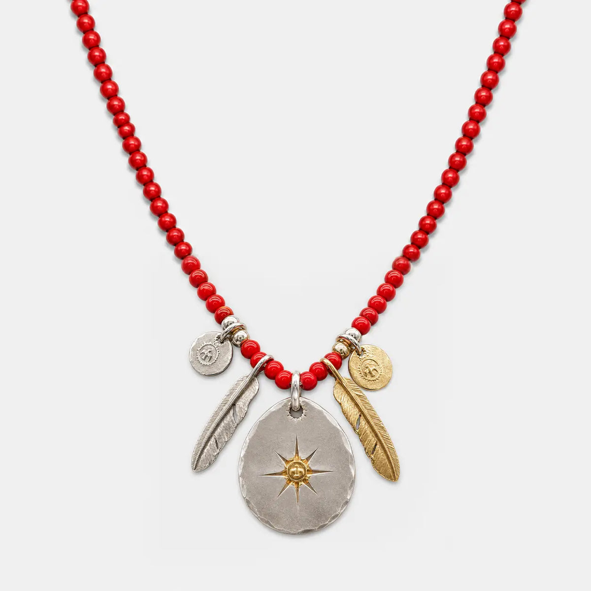 Goros Metal (M) With Antique Red Beads Setup