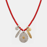 Goros Metal (M) With Antique Red Beads Setup