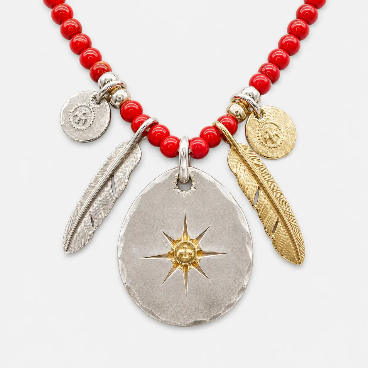 Goros Metal (M) With Antique Red Beads Setup