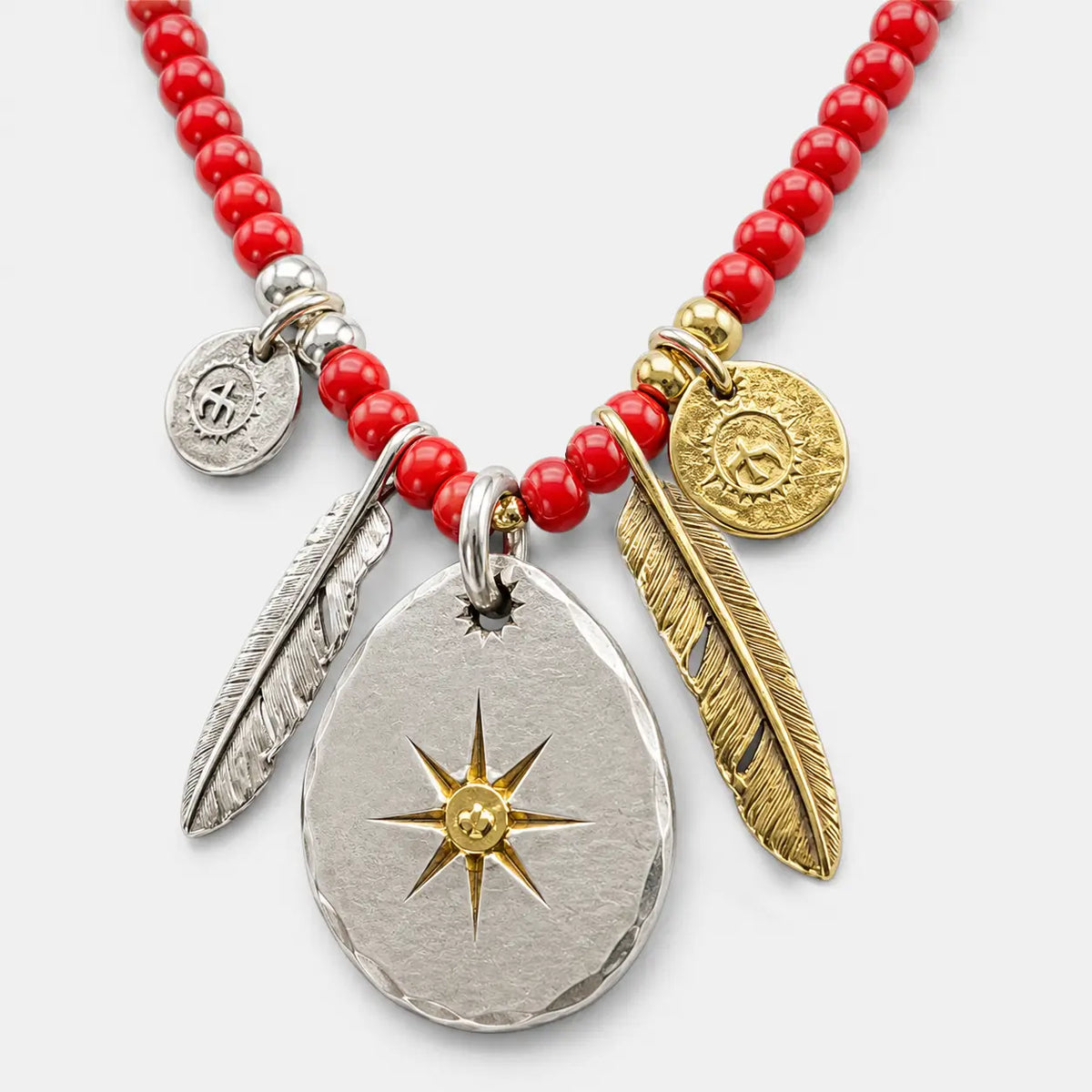 Goros Metal (M) With Antique Red Beads Setup