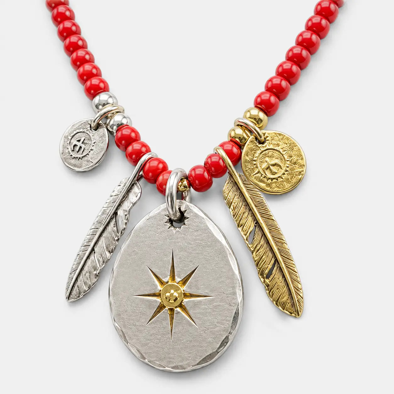 Goros Metal (M) With Antique Red Beads Setup