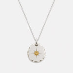 Goros Metal Pendant-Silver And Gold