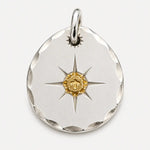 Goros Metal Pendant-Silver And Gold