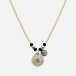 Goros Metal Pendant Setup With Leather Cord