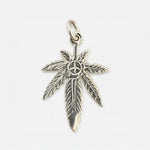 Goros Silver Grass Pendant With K18 Gold-Large