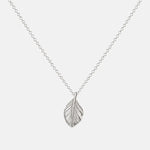 Goros Silver Heart Pendant-Facing Left